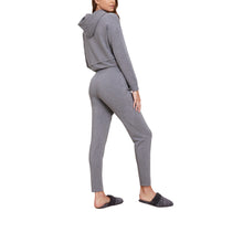 Malibu Collection Fleece Luxe Lounge Athletic Jogger | Medium He Gray