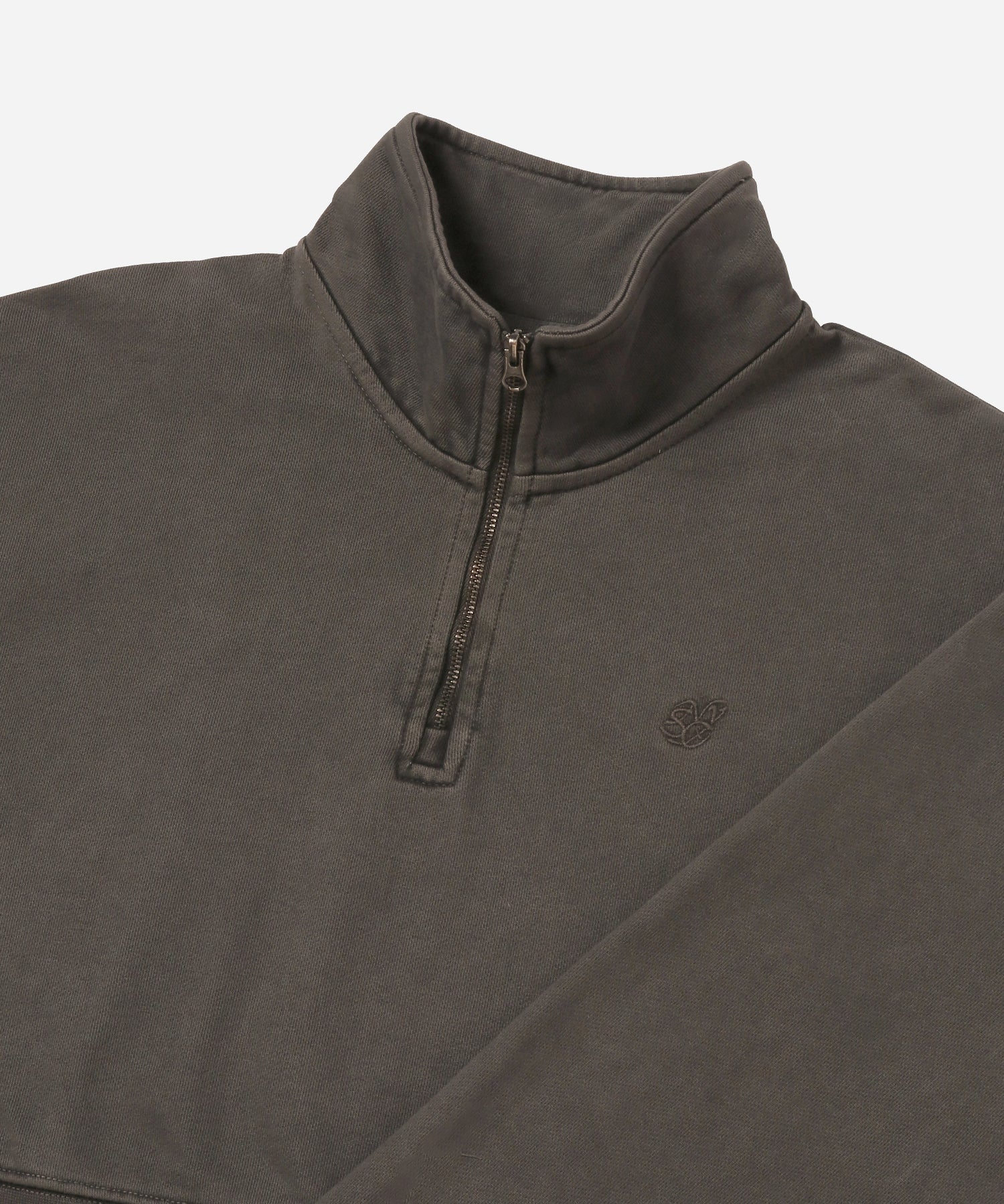 Black | Eldridge Fundamental Cropped Quarter Zip