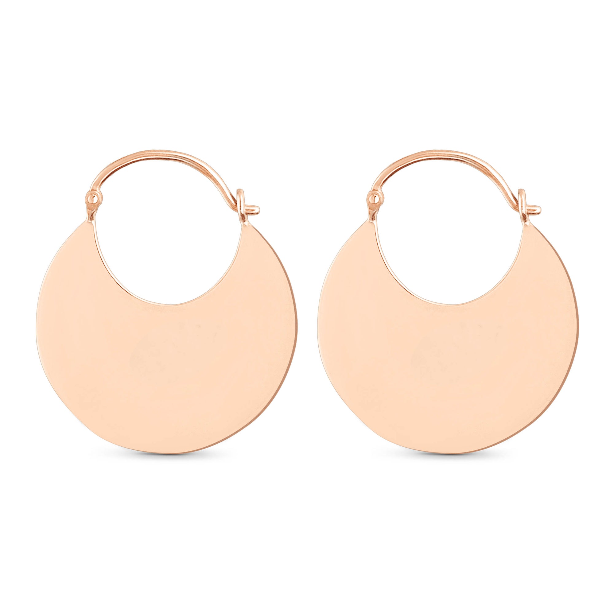 Donut Hoops | 18K Rose Gold