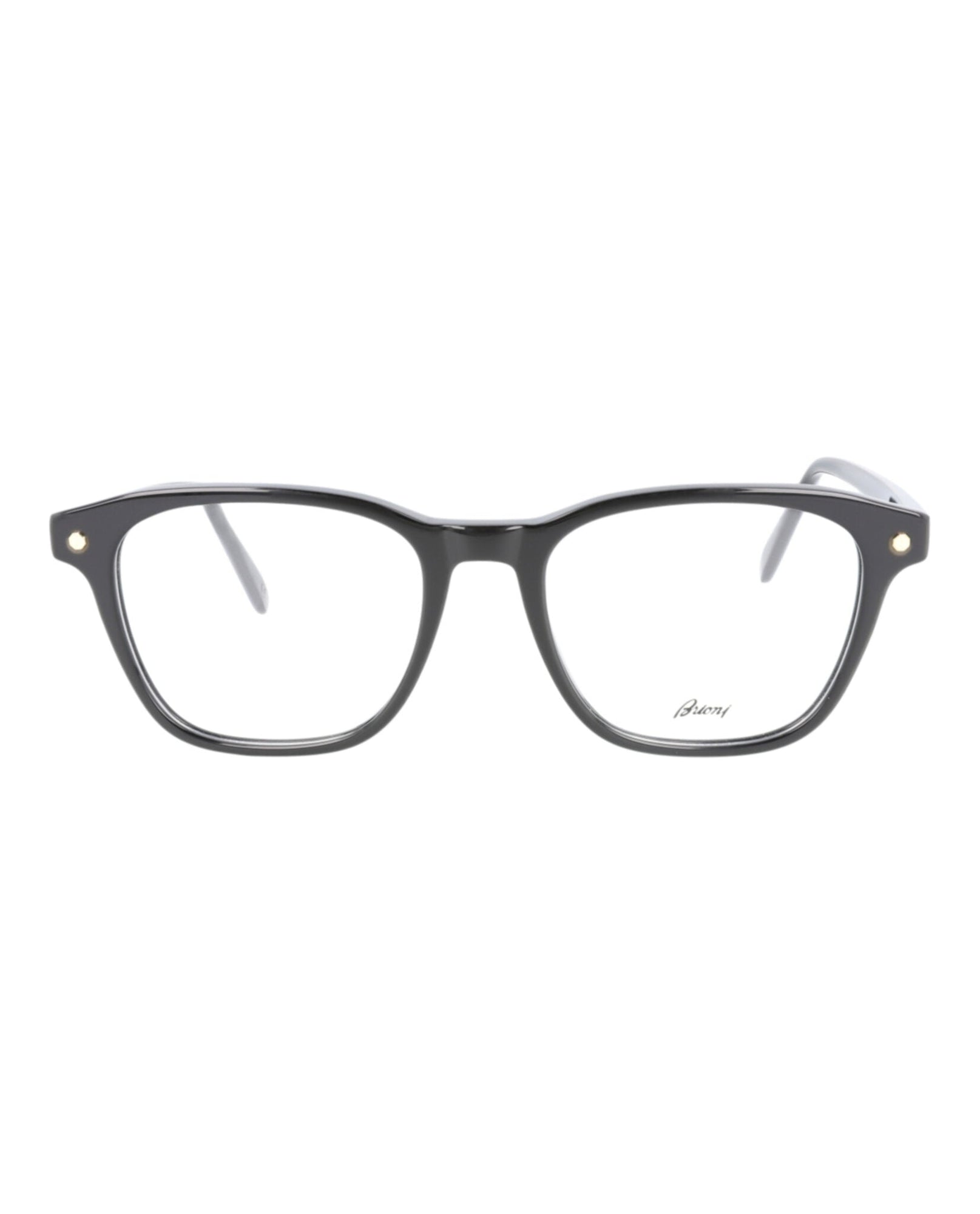 Brioni Square Acetate Optical Frames | Black