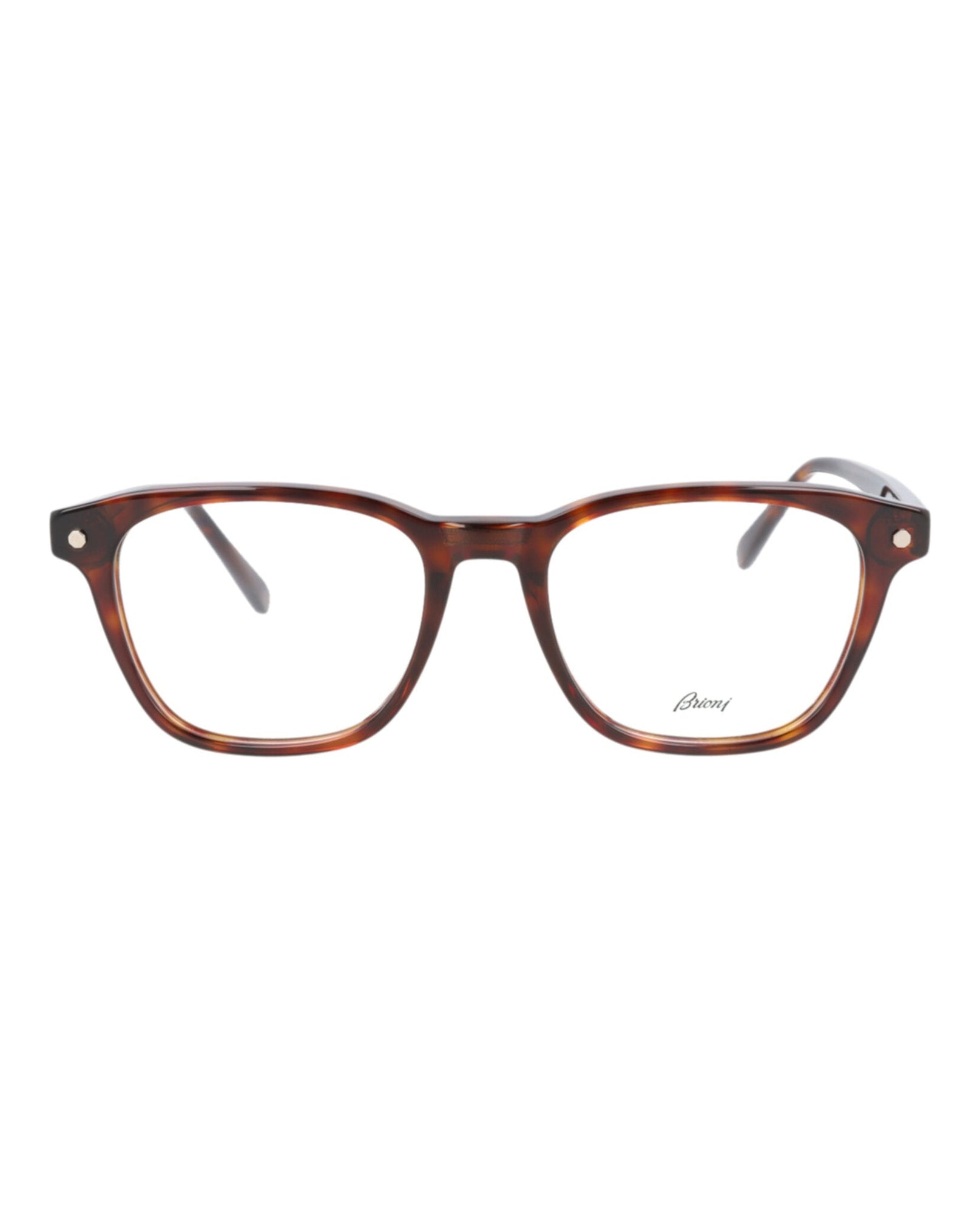 Brioni Square Acetate Optical Frames | Havana