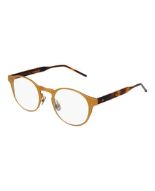 Bottega Veneta Round Alluminium Optical Frames | Bronze