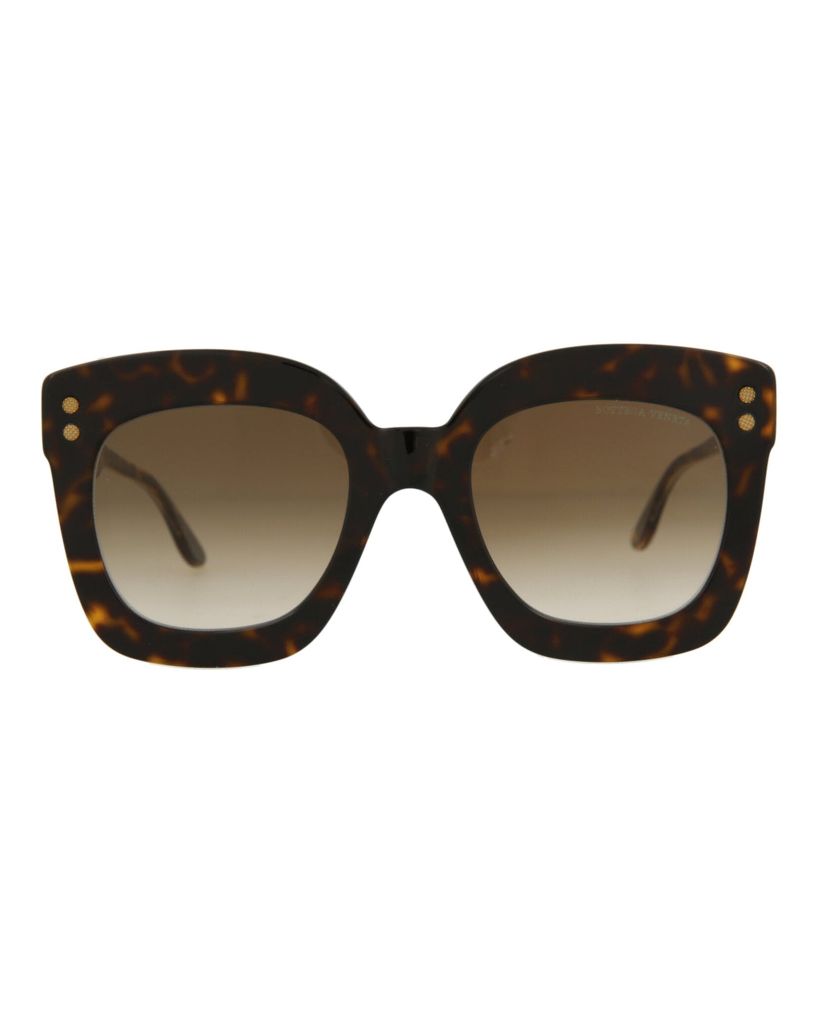 Bottega Veneta | Women | Square Acetate Sunglasses | Havana
