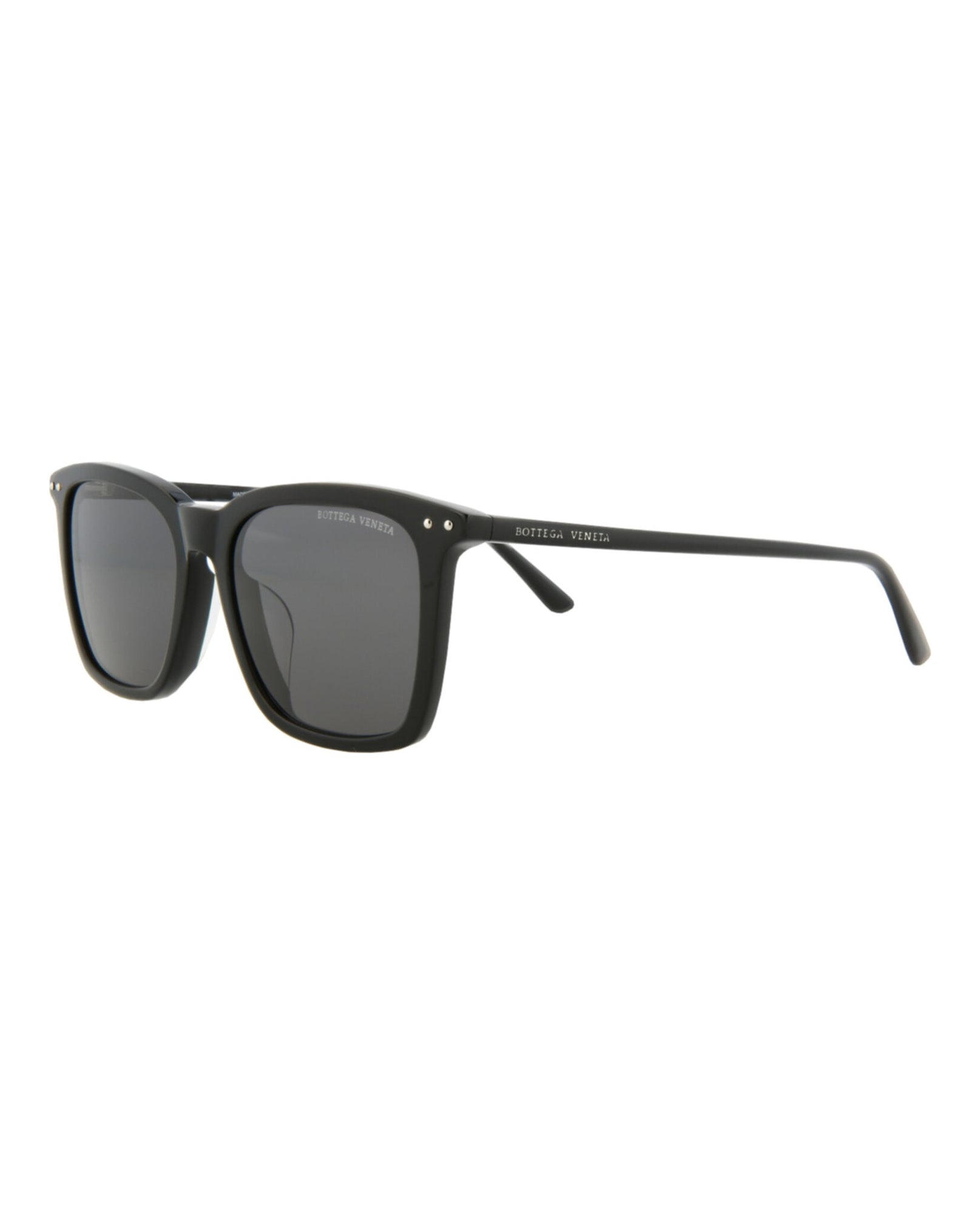 Bottega Veneta | Men | Square Acetate Sunglasses | Black