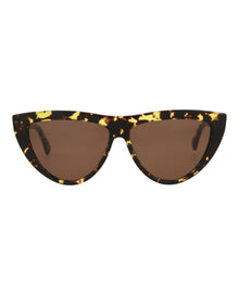 Bottega Veneta | Women | Cat Eye Acetate Sunglasses | Brown