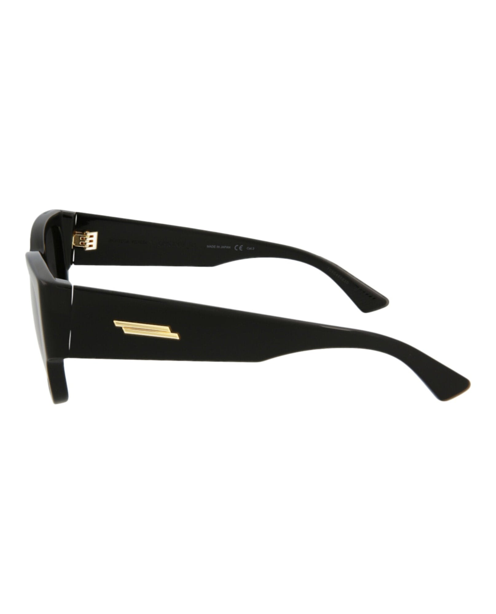 Bottega Veneta | Women | Rectangle Acetate Sunglasses | Black