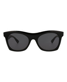 Bottega Veneta | Unisex | Square Acetate Sunglasses | Black