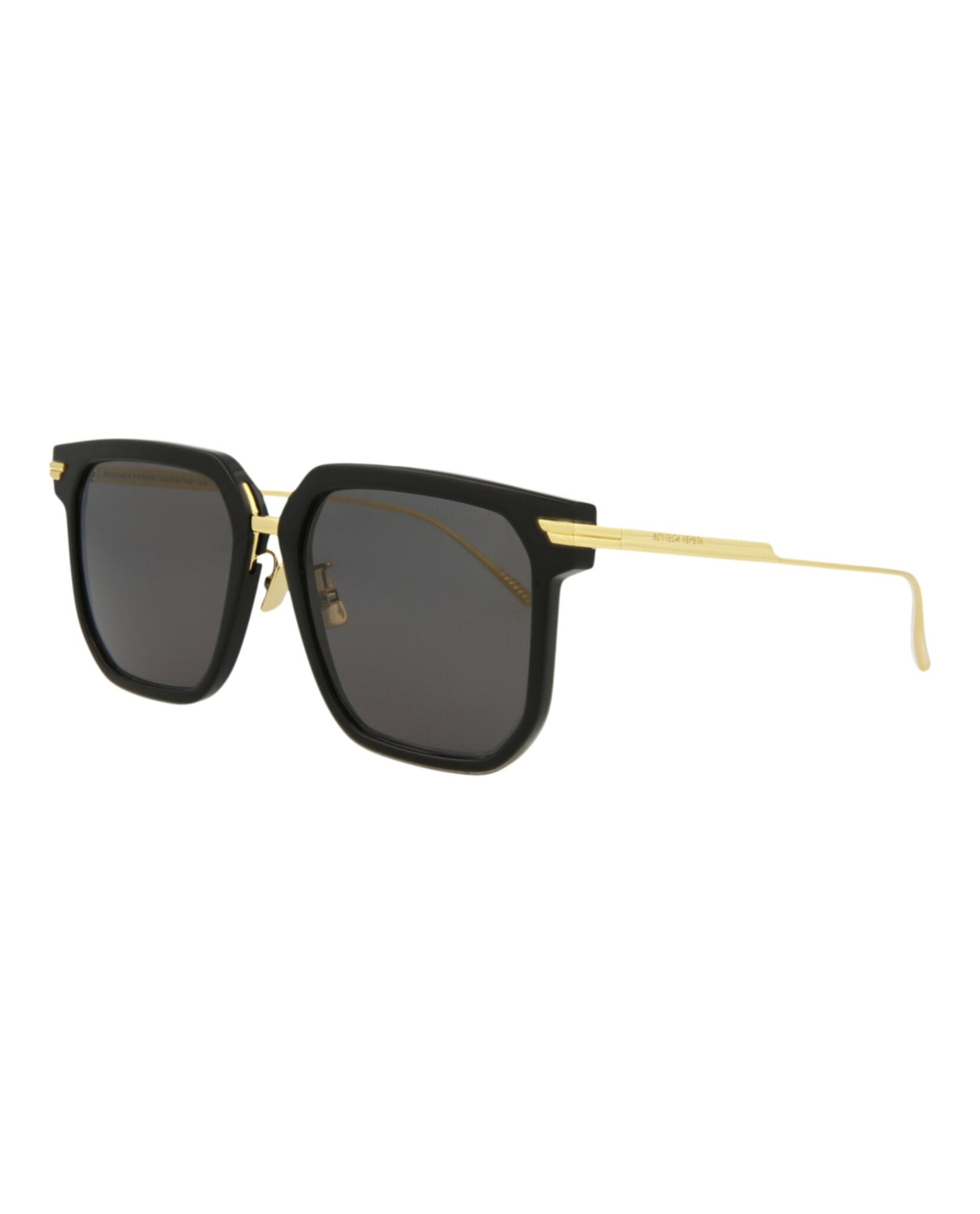 Bottega Veneta | Women | Square Acetate Sunglasses | Black