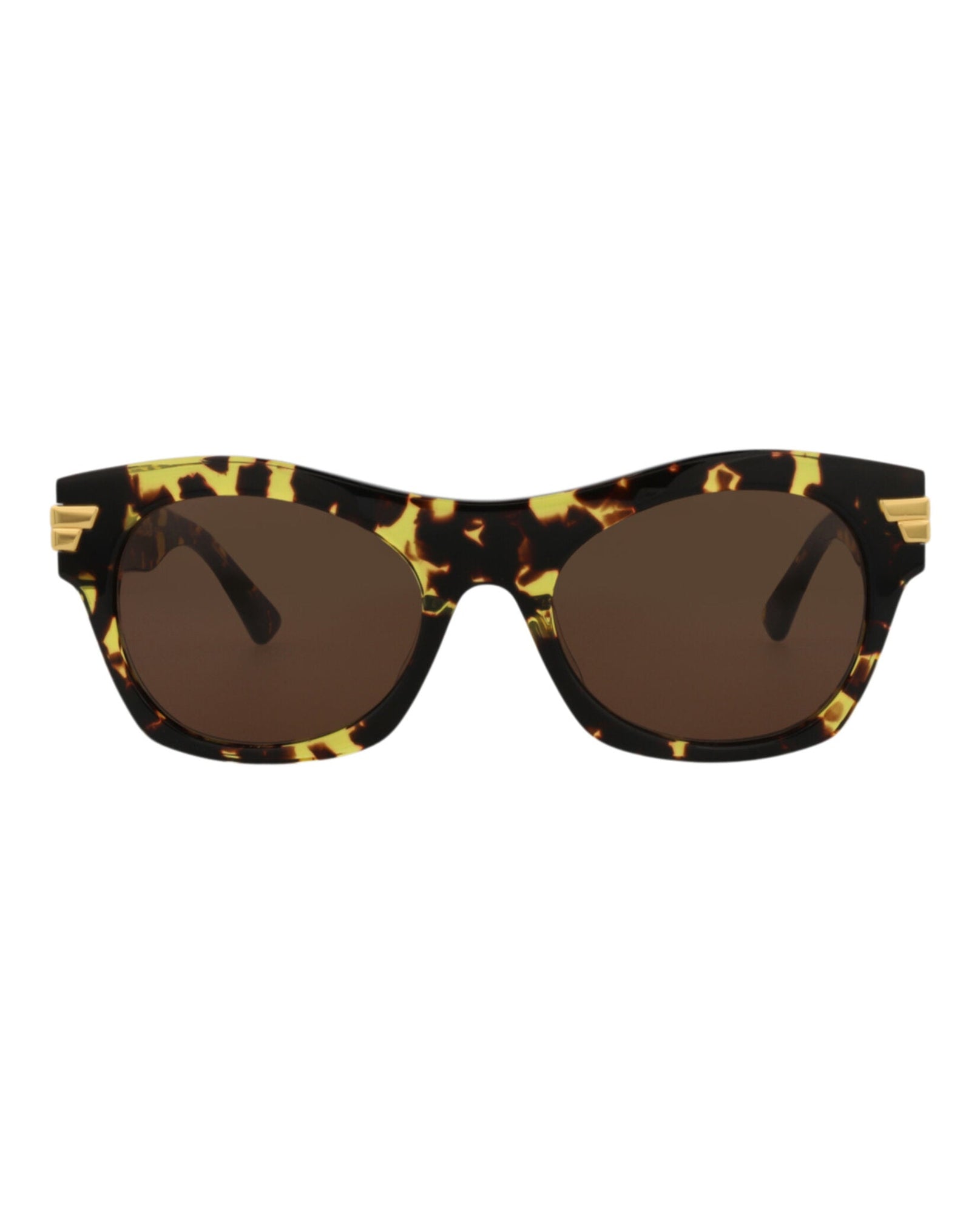 Bottega Veneta | Unisex | Square Acetate Sunglasses | Brown