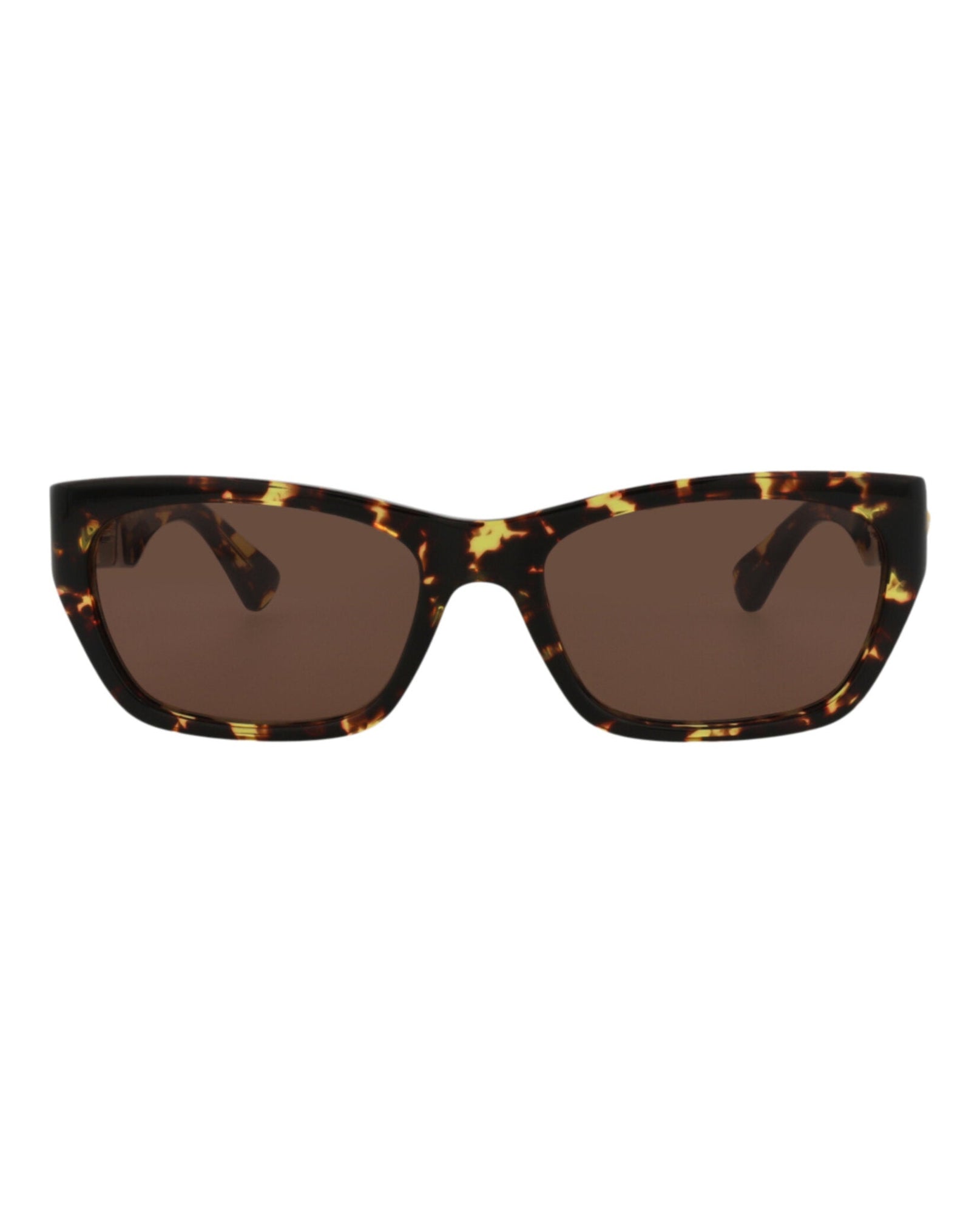 Bottega Veneta Square Acetate Sunglasses | Havana