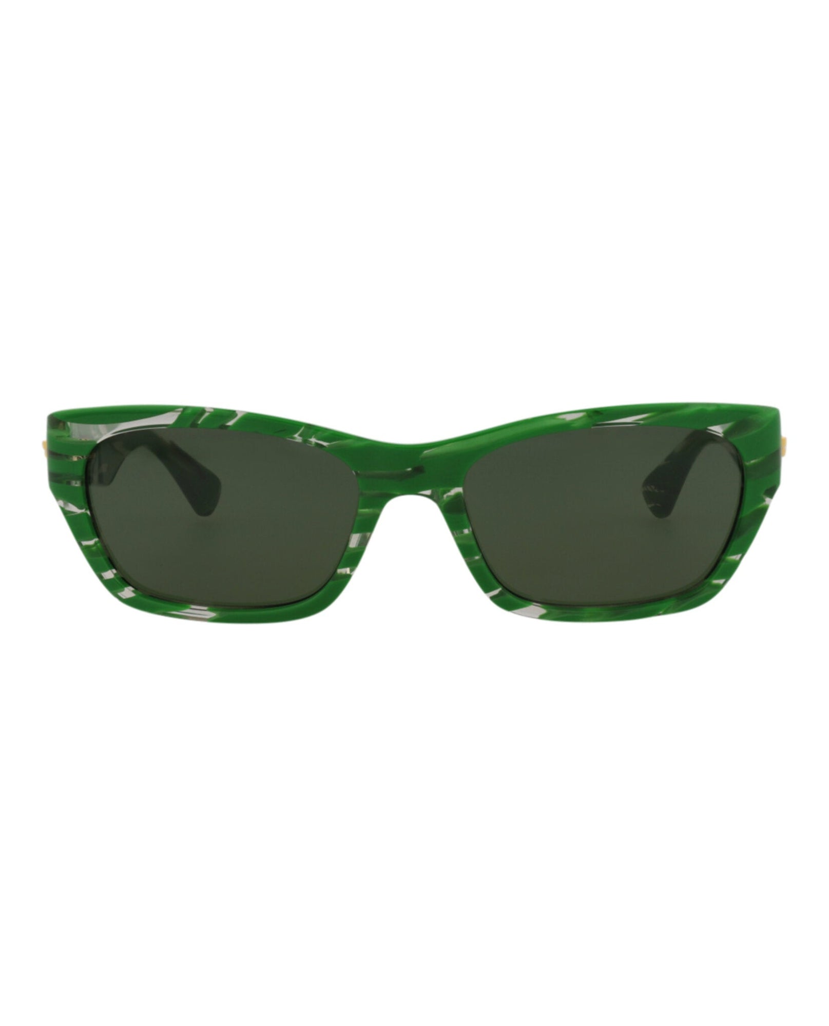 Bottega Veneta Square Acetate Sunglasses | Green