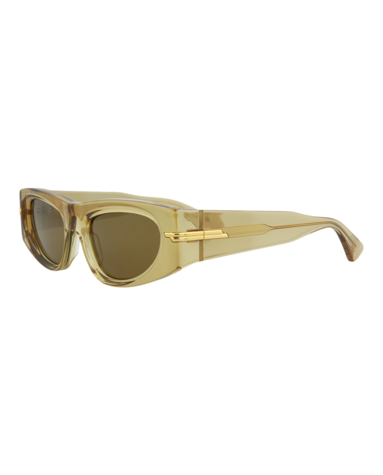 Bottega Veneta Round Acetate Sunglasses | Brown