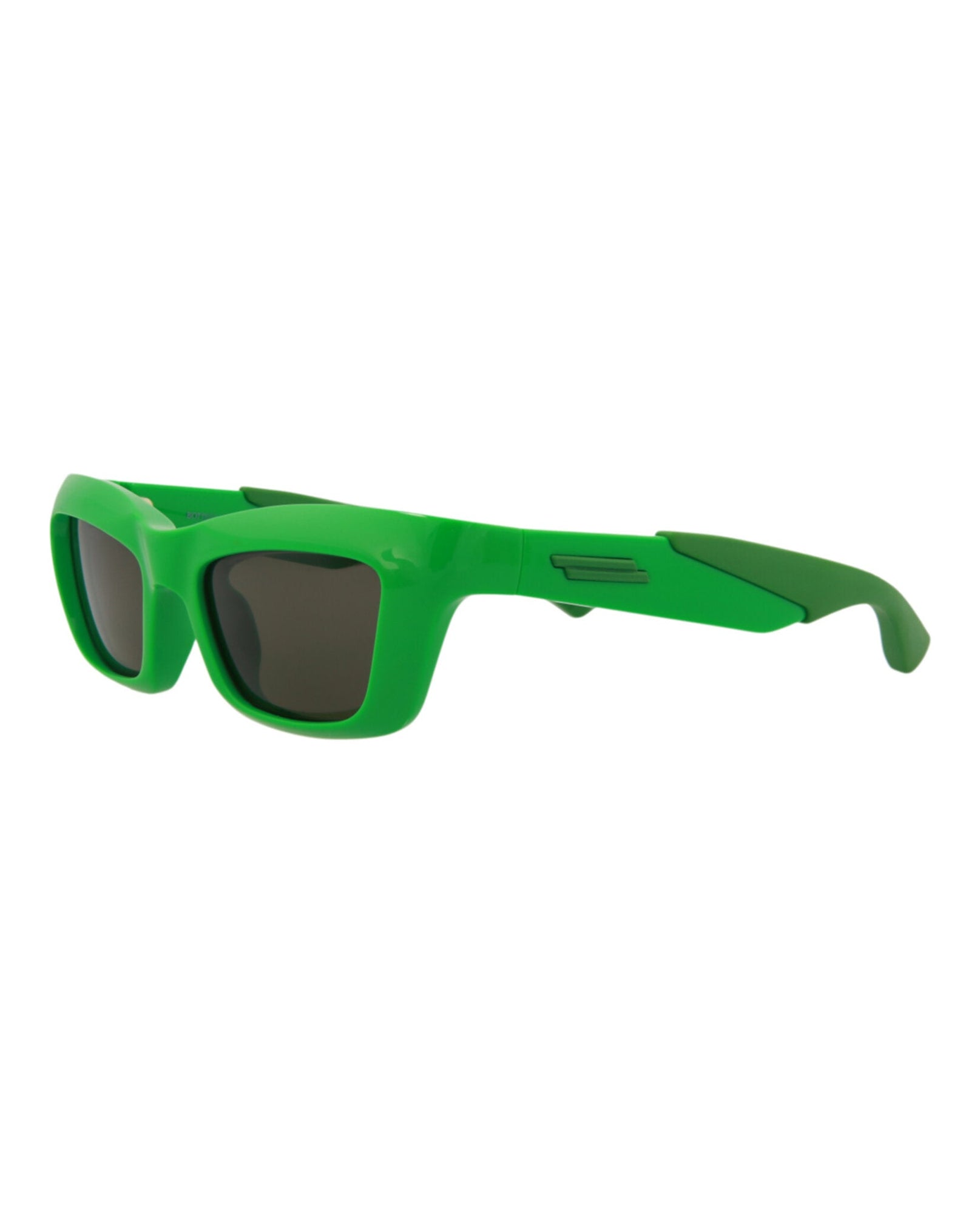 Bottega Veneta Square Injection Sunglasses | Green