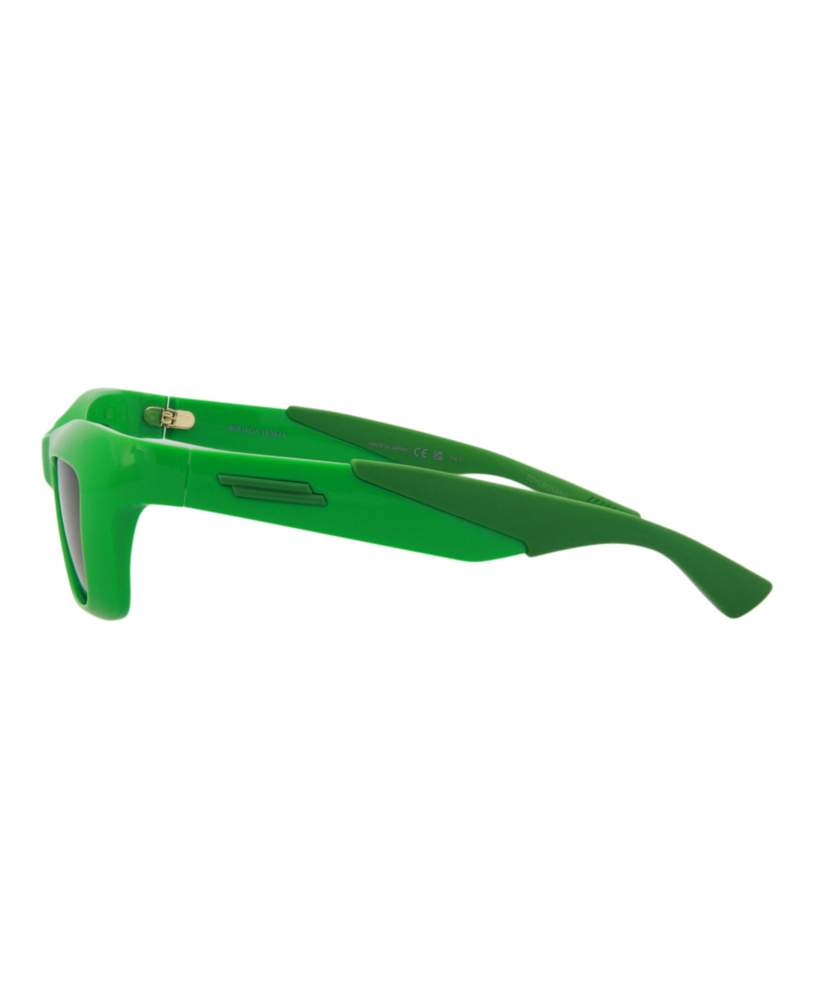 Bottega Veneta Square Injection Sunglasses | Green