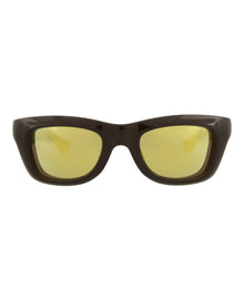 Bottega Veneta | Men | Square Injection Sunglasses | Brown