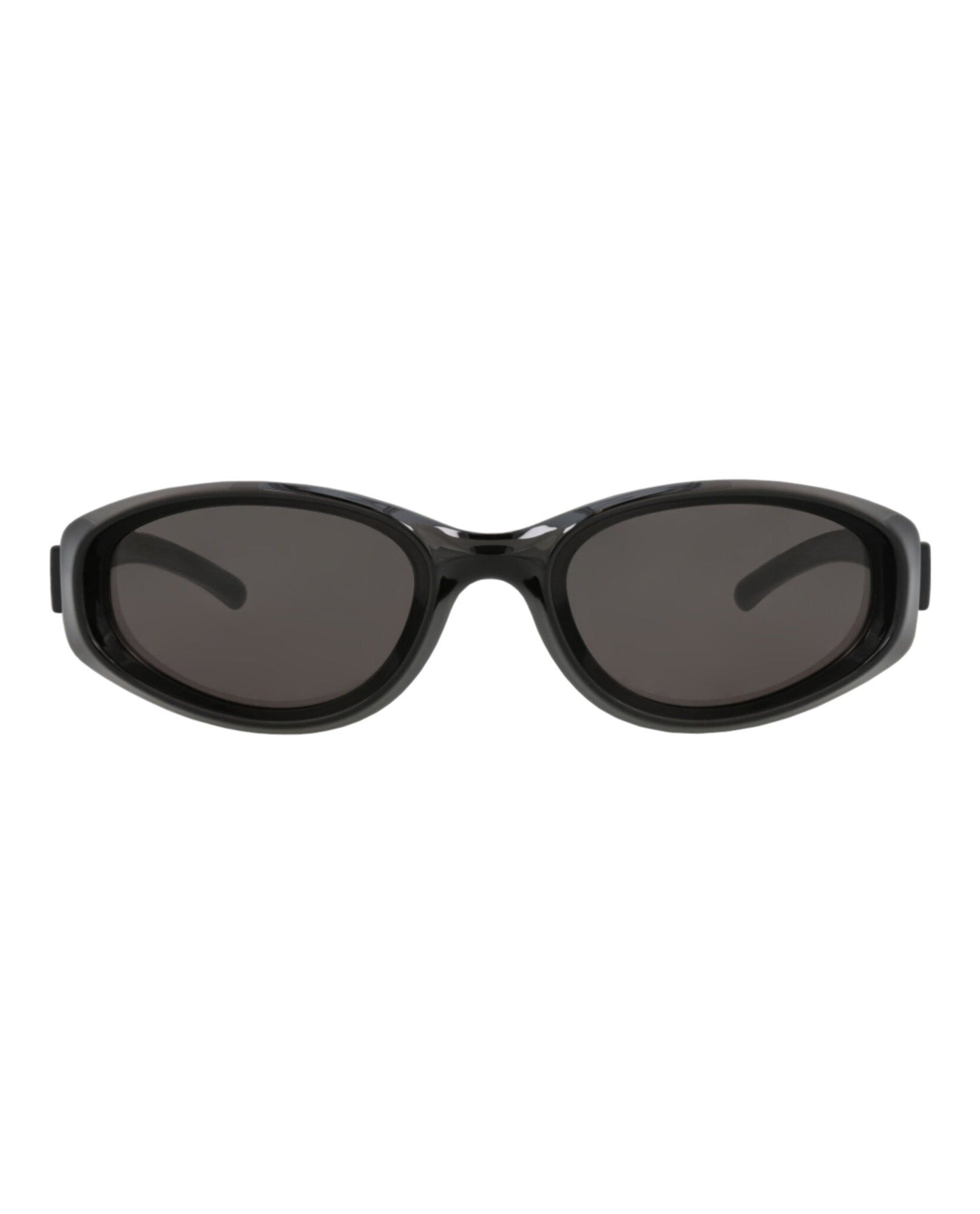 Bottega Veneta | Unisex | Round Injection Sunglasses | Black