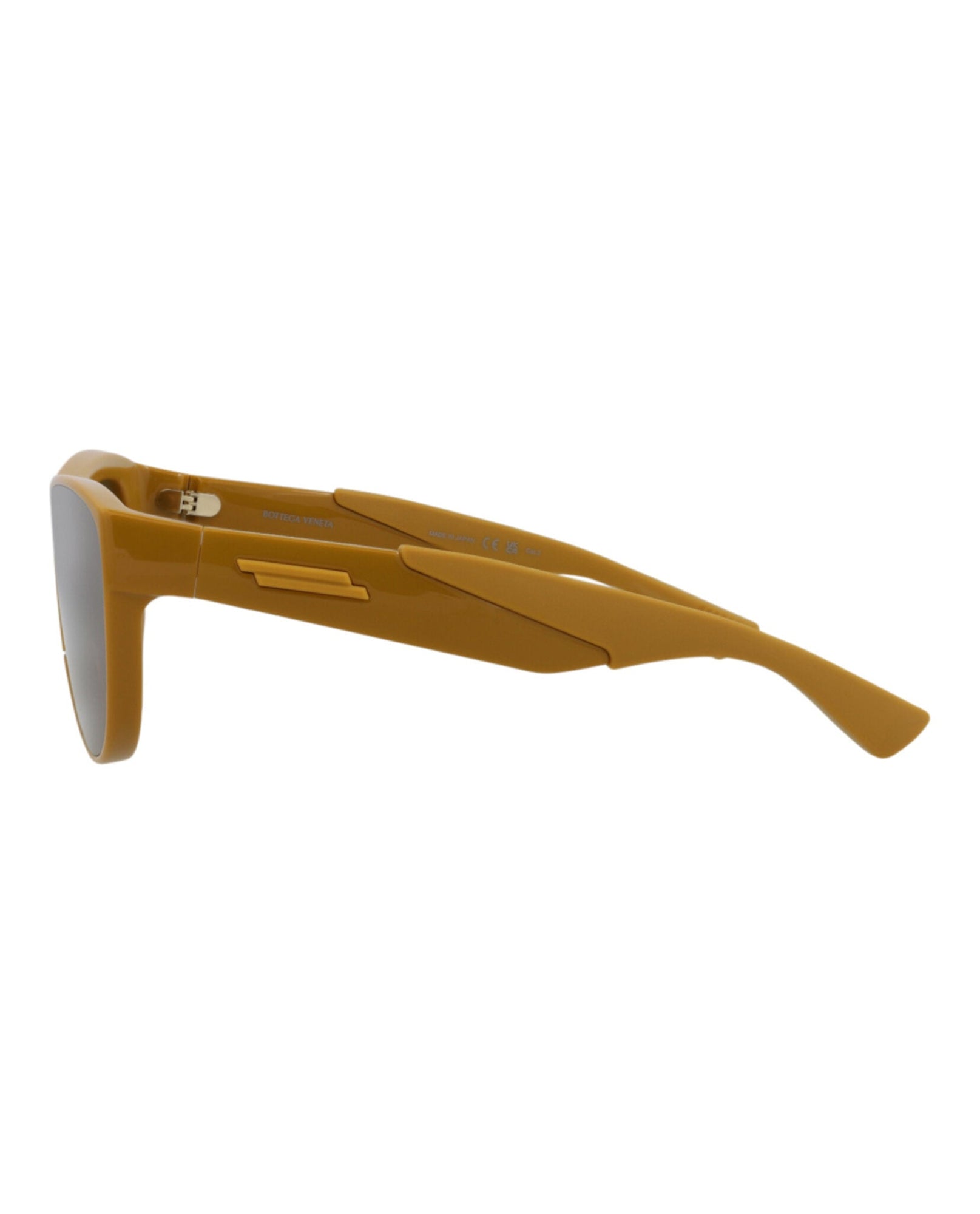 Bottega Veneta Round Injection Sunglasses | Yellow