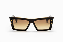 Womens | B - VII Sunglass | Shiny Chocolate Brown - Gold | Dark Brown to Amber