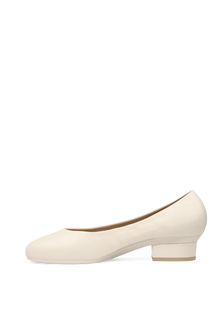 The Ballet Pump | Ivory Leather