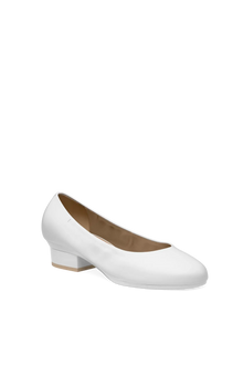 The Ballet Pump | White Leather