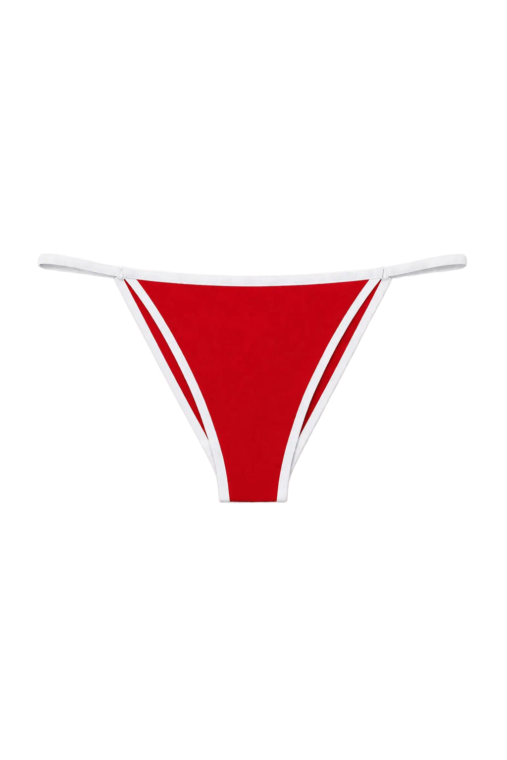 Bare Minimum Bottom | Red w White Contrast