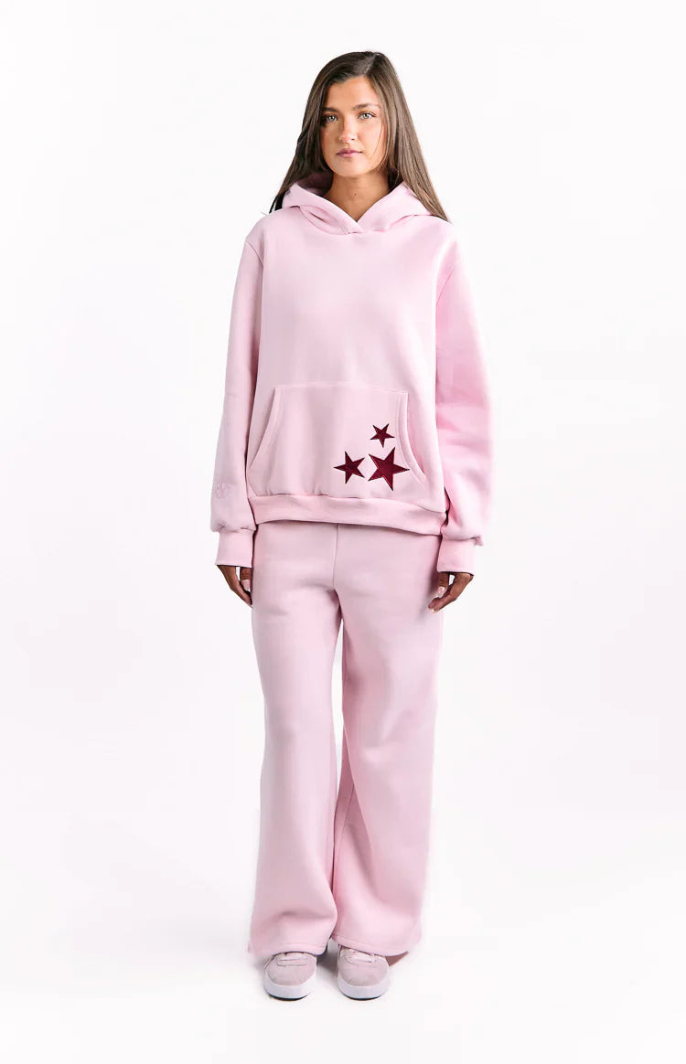 Beginning Star Hoodie | Pink Burgundy