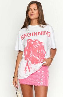 Beginning Tee | Rose White