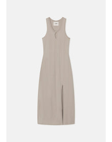 Belle | Extrafine Merino Wool Maxi Dress | Mist