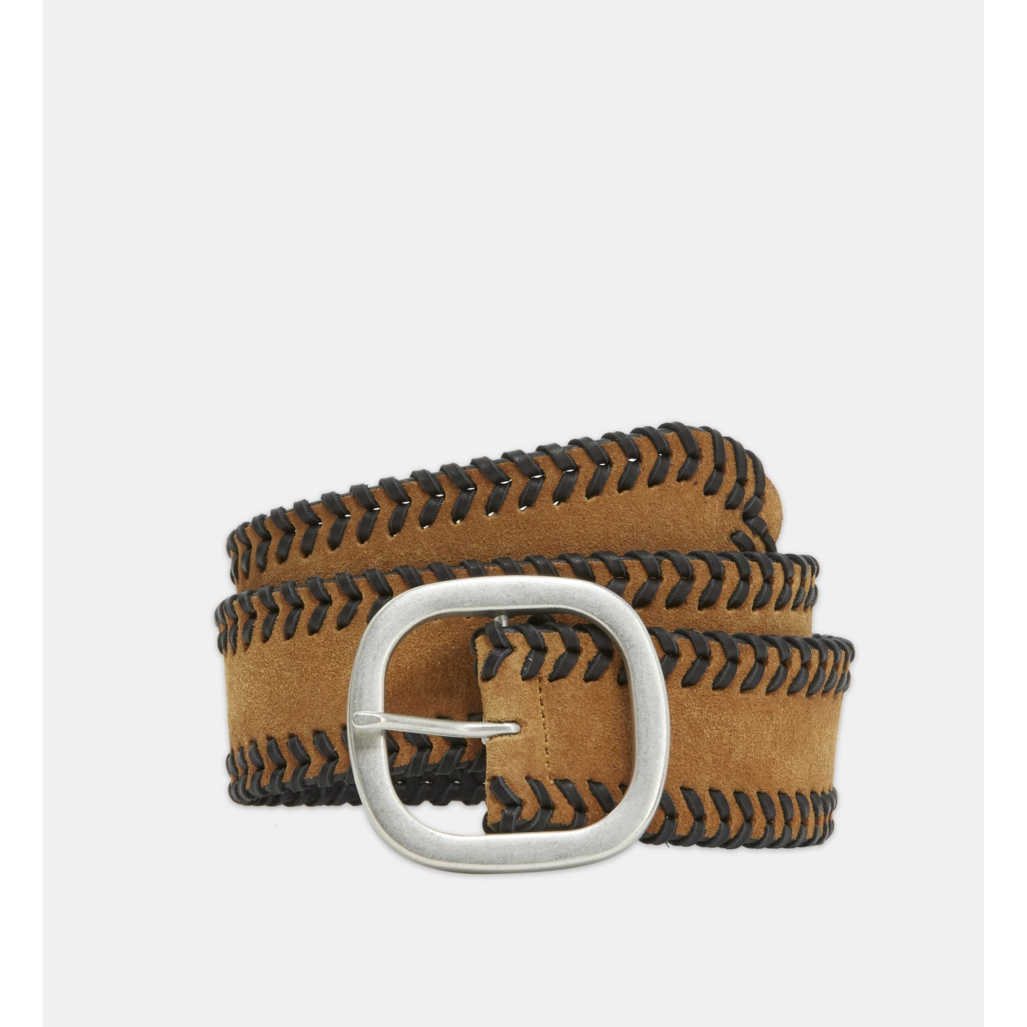 Belt With Braided Details | Women | Camel