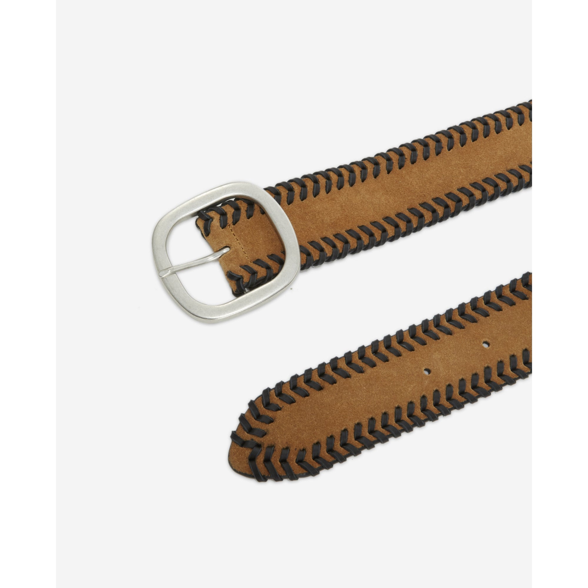 Belt With Braided Details | Women | Camel