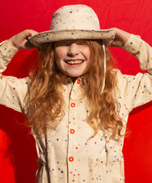 Kids Unisex | Bennie Jumpsuit | White/Multi