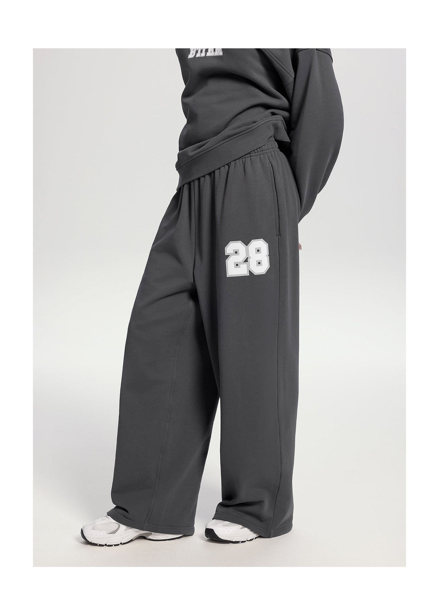 Better League Wide-Leg Sweatpants | Charcoal