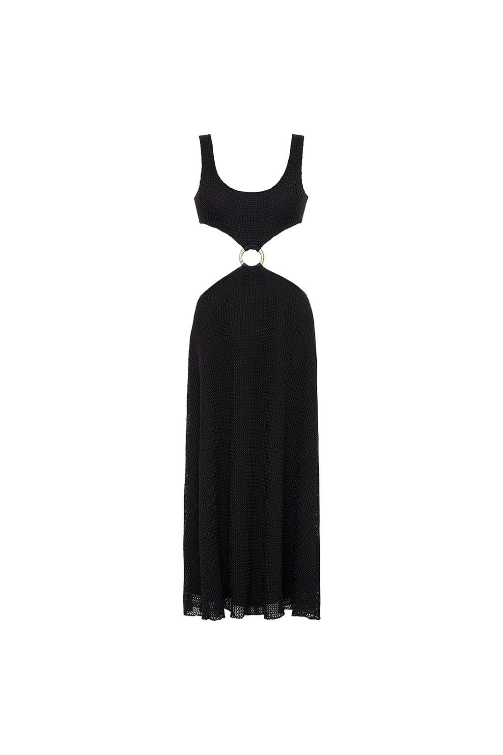 Ky Dress | Black Crochet