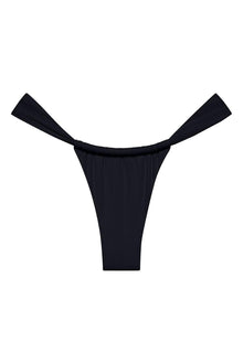 Sandra Bikini Bottom | Black Rib