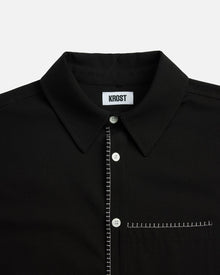 Blanket Stitch Shirt | Black