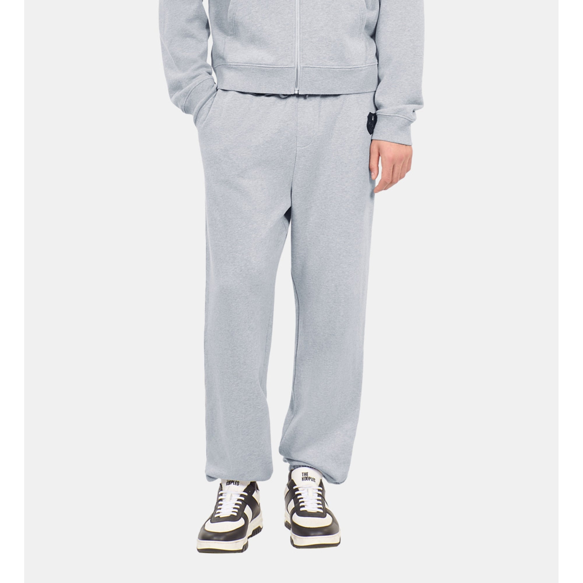 Blazon Tracksuit Trousers | Men | Grey Melange