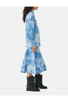 Bleach Denim Shirt | Light Blue Stone