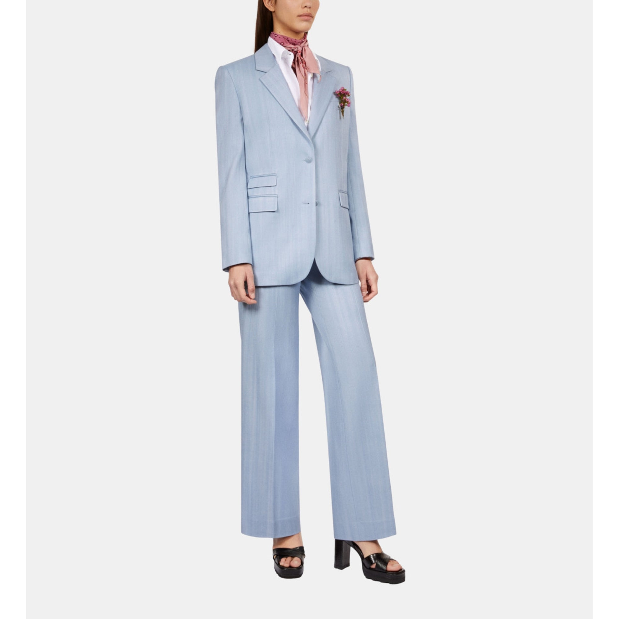 Blue Suit Jacket | Women | Lavender