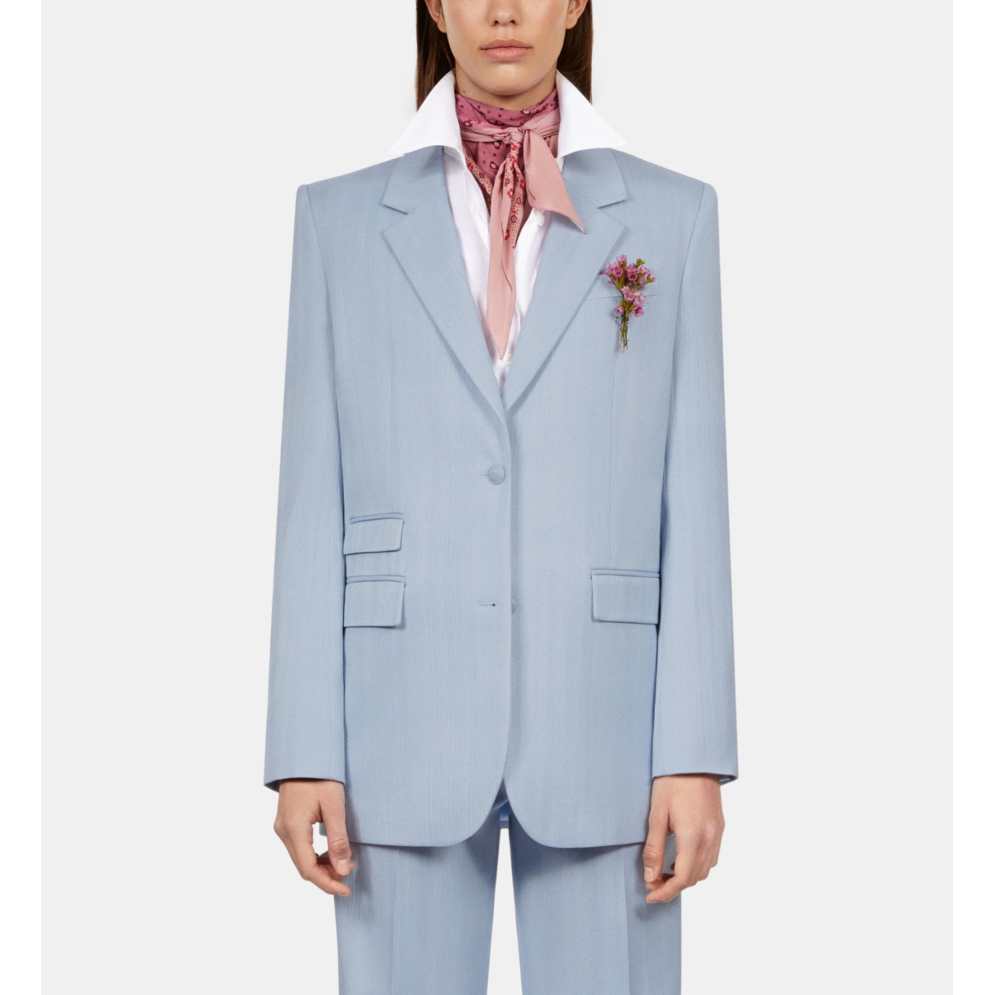 Blue Suit Jacket | Women | Lavender