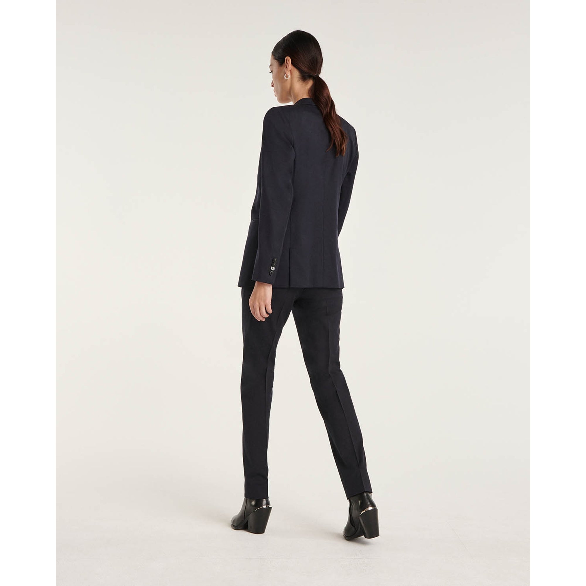 Blue Suit Pants In Wool | Women | Dark Navy