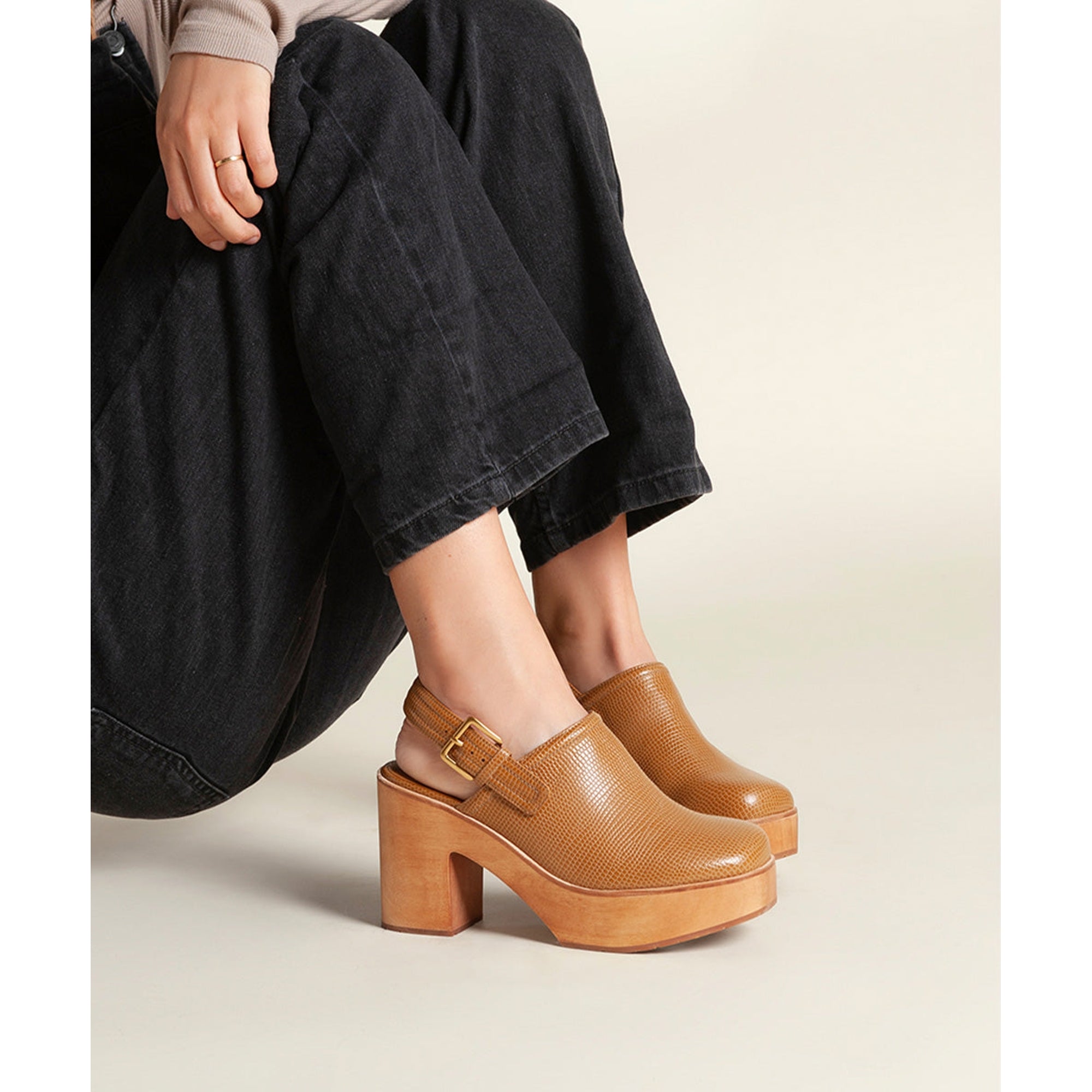 Bonnie Platform Clog | Bamboo