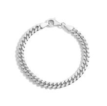 Large Cuban Chain Bracelet Vermeil White Gold 6in 6.5in 7in 7.5in First