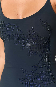 Brenna Sequin Mini Dress | Navy