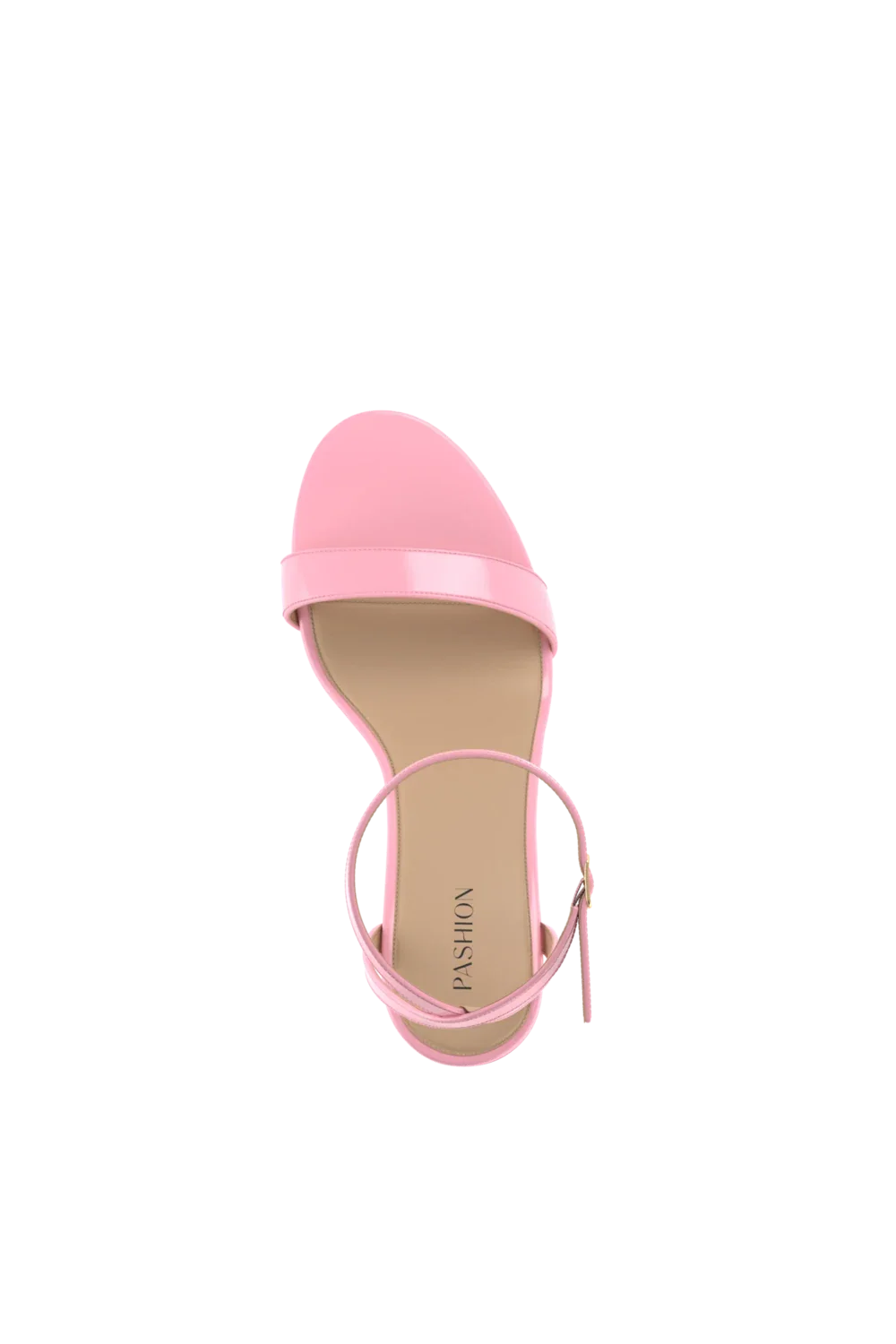 The Brenna Patent Flat | Pink