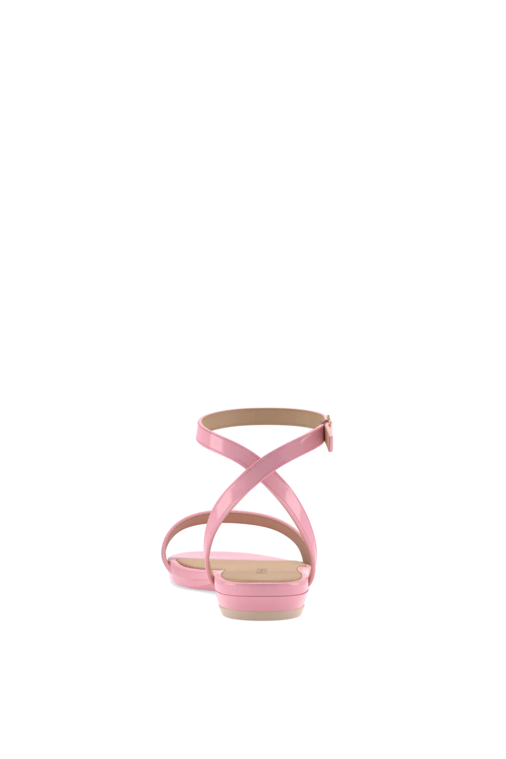 The Brenna Patent Flat | Pink