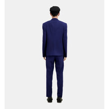 Bright Wool Suit Jacket | Men | Dark Blue