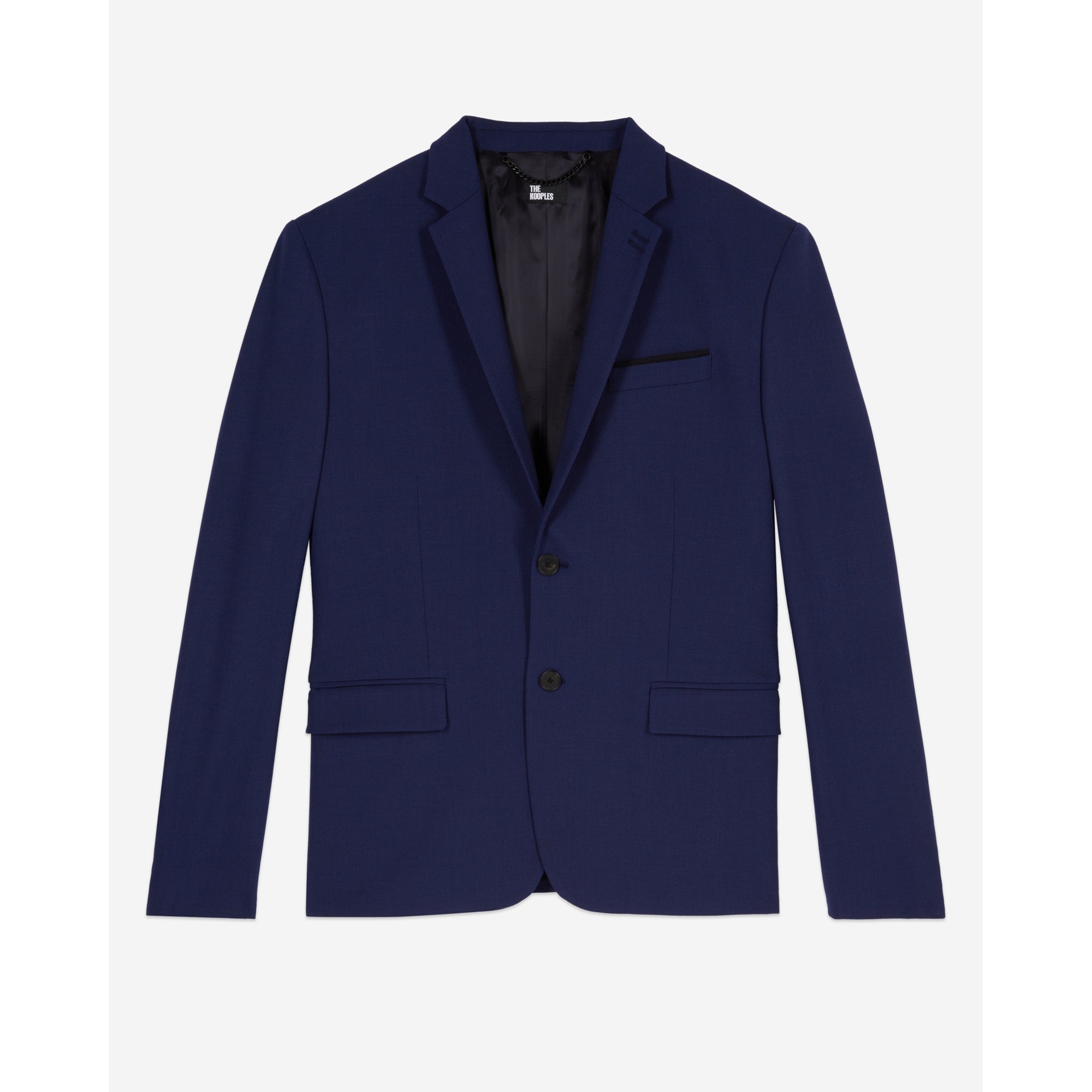 Bright Wool Suit Jacket | Men | Dark Blue