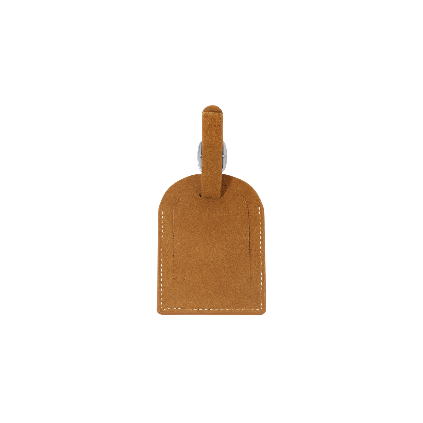 Luggage Tag | Brown Suede