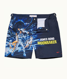 Bulldog 007 Mid Length Swim Shorts | Moonraker
