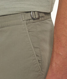 Bulldog Cotton Twill Mid-Length Cotton Twill Shorts | Cliff Grey